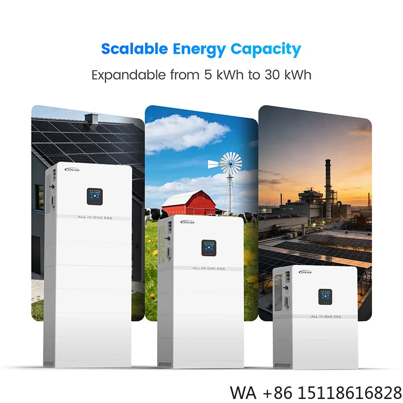Epever Hybrid Inverter IP65 51.2v 100Ah LiFePO4 Battery Built in Inverter All in One Solar Power Energy Storage Battery System