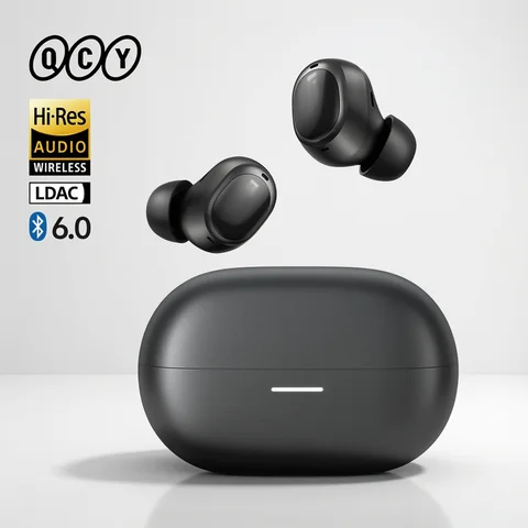QCY MeloBuds A30 Wireless Earbuds 60dB Adaptive AI Scene ANC 8-Mic 3-Device Connect Bluetooth Earphones LDAC Hi-Res Headphones