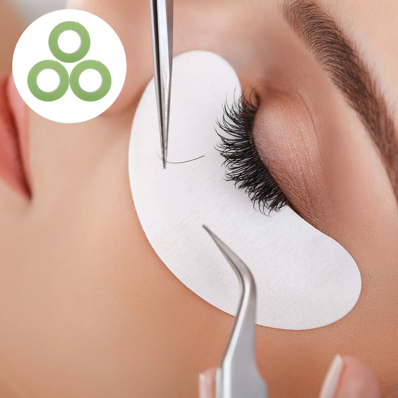 

3Pcs Eyelash Extension Tapes Breathable Non-Woven Isolation Tape for Lash Grafting Beauty Salon DIY Makeup Tool Accessory
