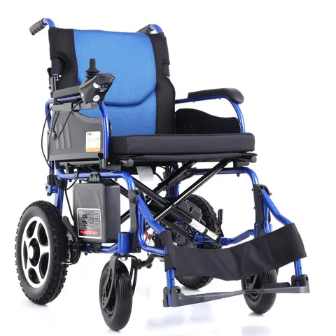 Electric wheelchair lithium battery multi-function intelligent fully automatic folding lightweight portable elderly scooter