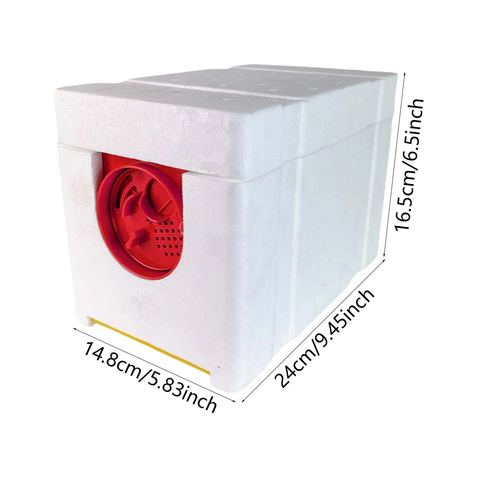 Beekeeping Box Kit with Rotating Entrance Polyfoam Bee Mating Nuc Hive for Raising Queens and Pollinators