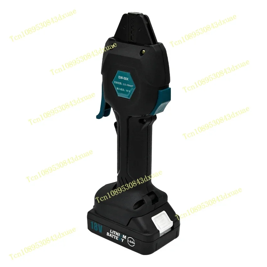 EW-50X Electric Crimping Pliers Terminal Crimping Tool DC 18V/2Ah Rechargeable Pliers Bare