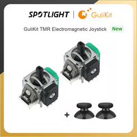 GuliKit TMR Electromagnetic Joystick with Stick Cap for PS4 PS5/PS5 Edge Gamepad for Switch Pro Xbox Series Controller Repair