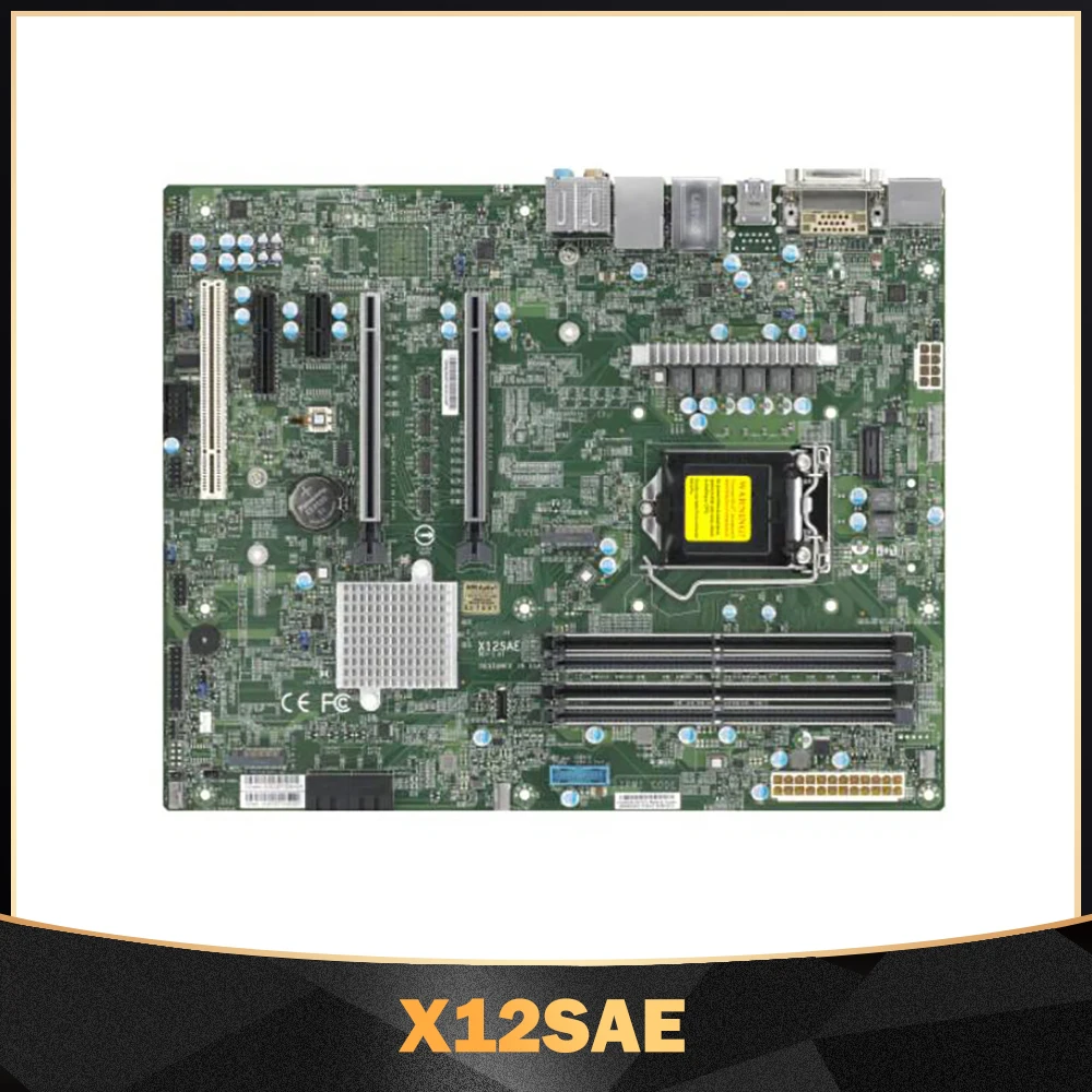 X12SAE For Supermicro Single Channel Workstation Motherboard 10th Gen Core i9 i7 i5 i3 DDR4 SATA3 LGA-1200