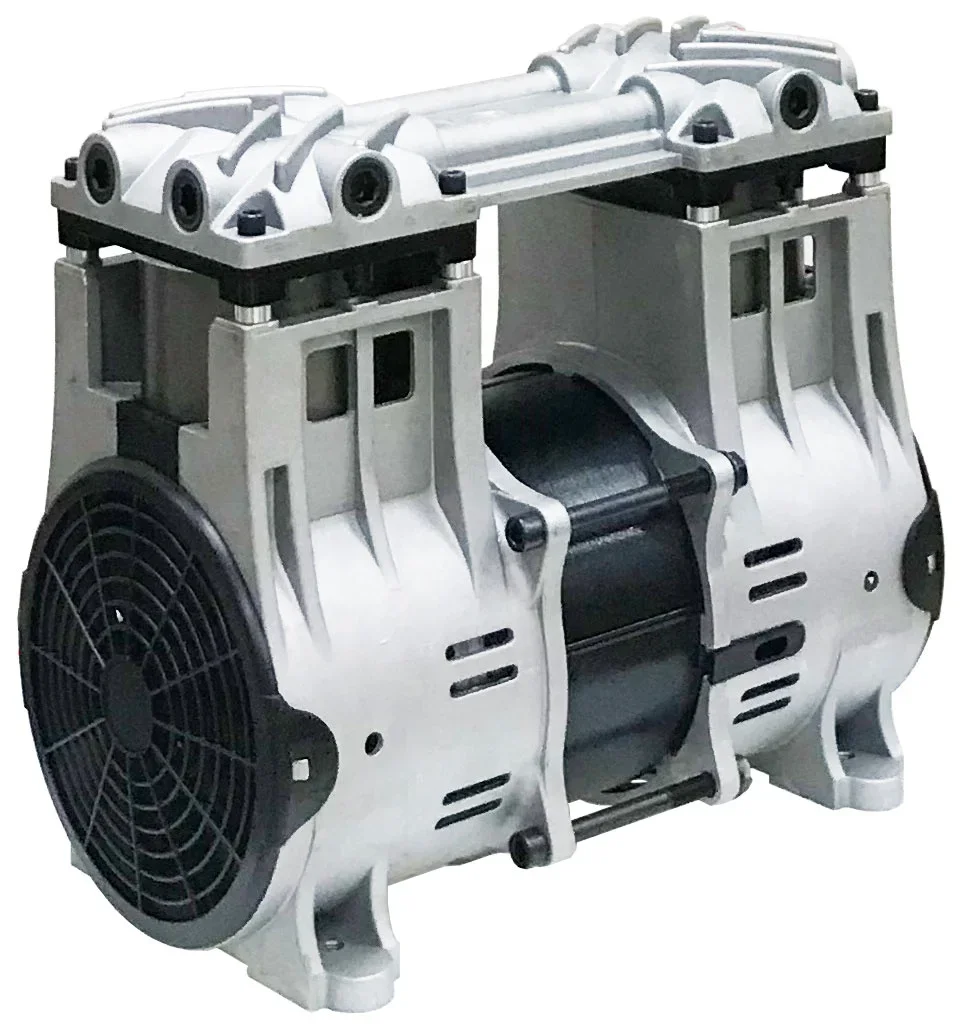 1KW piston structure oil-free large flow automatic mechanical vacuum pump adjustable