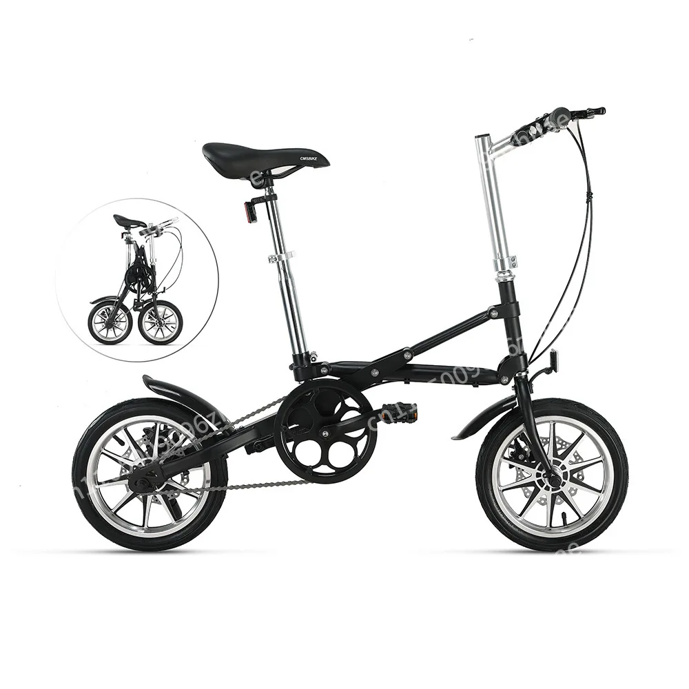 Ultra-light small adult student variable speed bicycle to school to work scooter 20264 inches 1 second folding bicycle