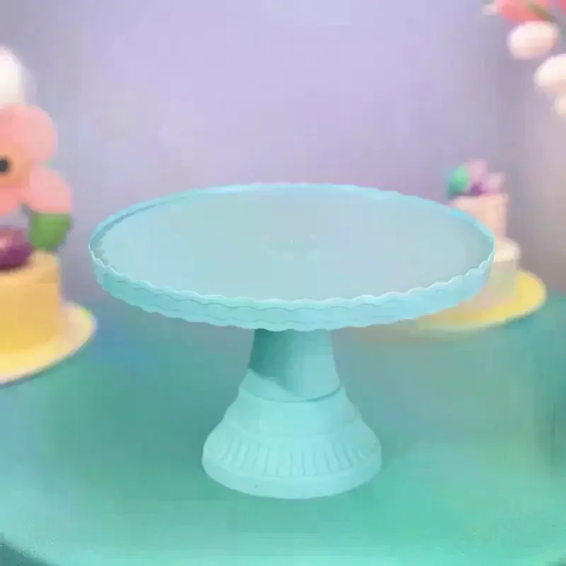 Plastic Cake Stand Display Rack Wedding Decoration Birthday Cake Tray Dessert Cake Tools Desktop Tray For Wedding Birthday