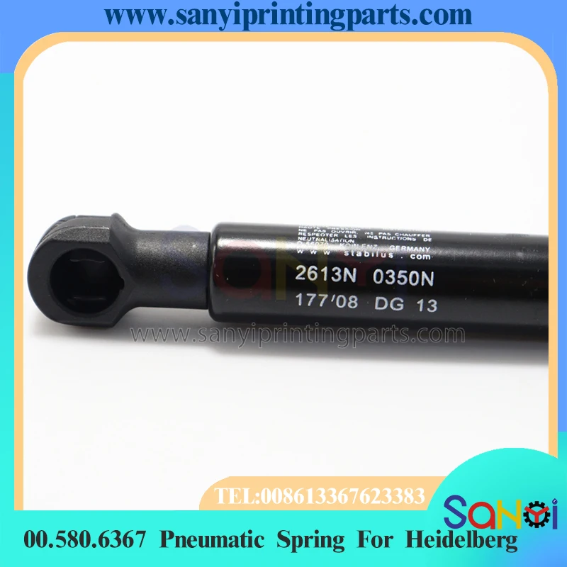 1 Piece 175MM 00.580.6367 Pneumatic Spring 2613N 0300N For Heidelberg Printing Machine Parts