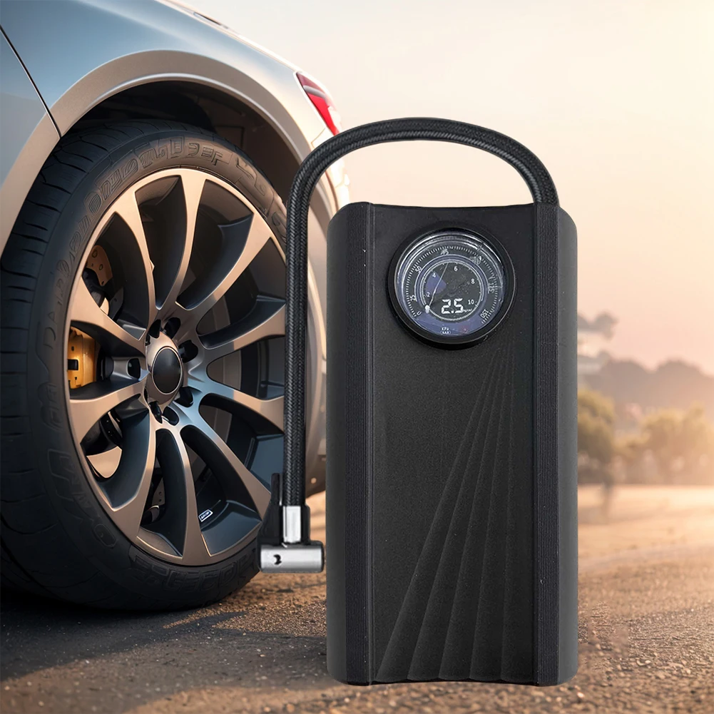 

Portable Car Tyre Inflator 150PSI Electric Air Compressor High Precision Digital Inflatable Pump LCD Display for Auto Motorbike