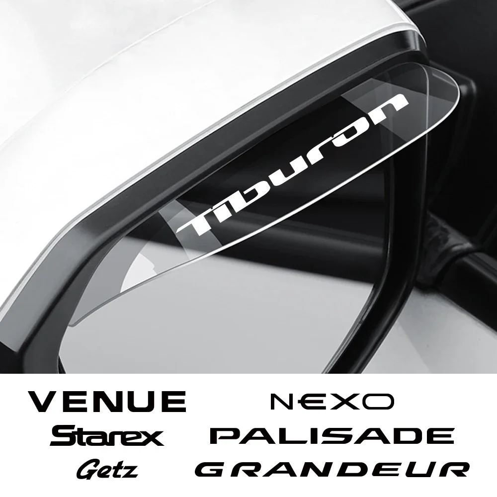 CEJA para lluvia de coche, accesorio de decoración para Hyundai Tiburon Palisade Starex I10 I20 Grandeur Getz Venue Nexo, 2 piezas
