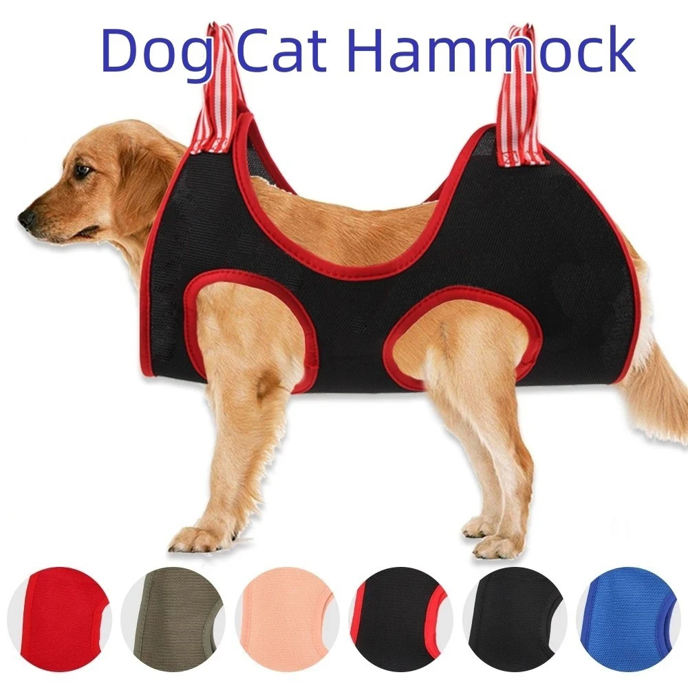 Dog Cat Grooming Hammock Fixed Bag For Nail Cutting Anti Scratch Cat Trimming Restraint Bag Pet Beauty Hanging Supplies