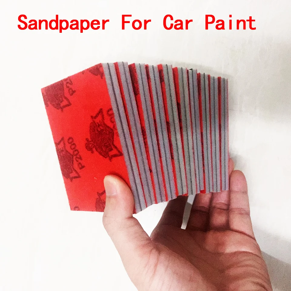 Diamond Sponge Sandpaper For Orbital Sander Grinder For Automotive Paint Car Sandpaper Block 2000 For Car Body Polishing