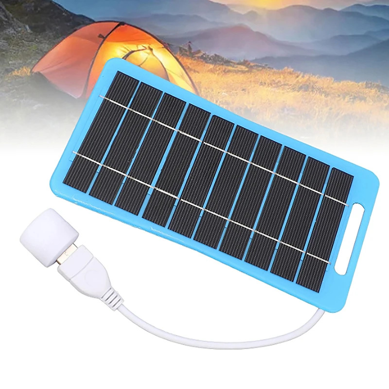 Mały panel słoneczny 5 V/5 W z USB DIY monokrystaliczny krzemowy ogniwosłoneczny wodoodporny przenośny panel zasilania kempingowego do telefonu komórkowego