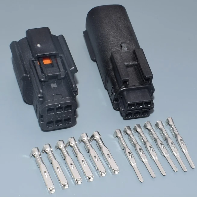 6Pin Male Female Plug 33472-0606 33482-0601 for Universal Vehicles Lamp Sensor Wiring Maintenance car connector