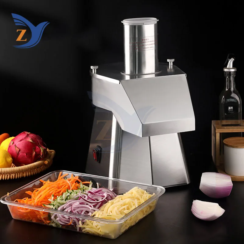 Slicing Dicing Machine ZY-812 Commercial Vegetable Fruit Mango Pineapple Feed Port Radish Potato Both Soft and Hard Ingredients