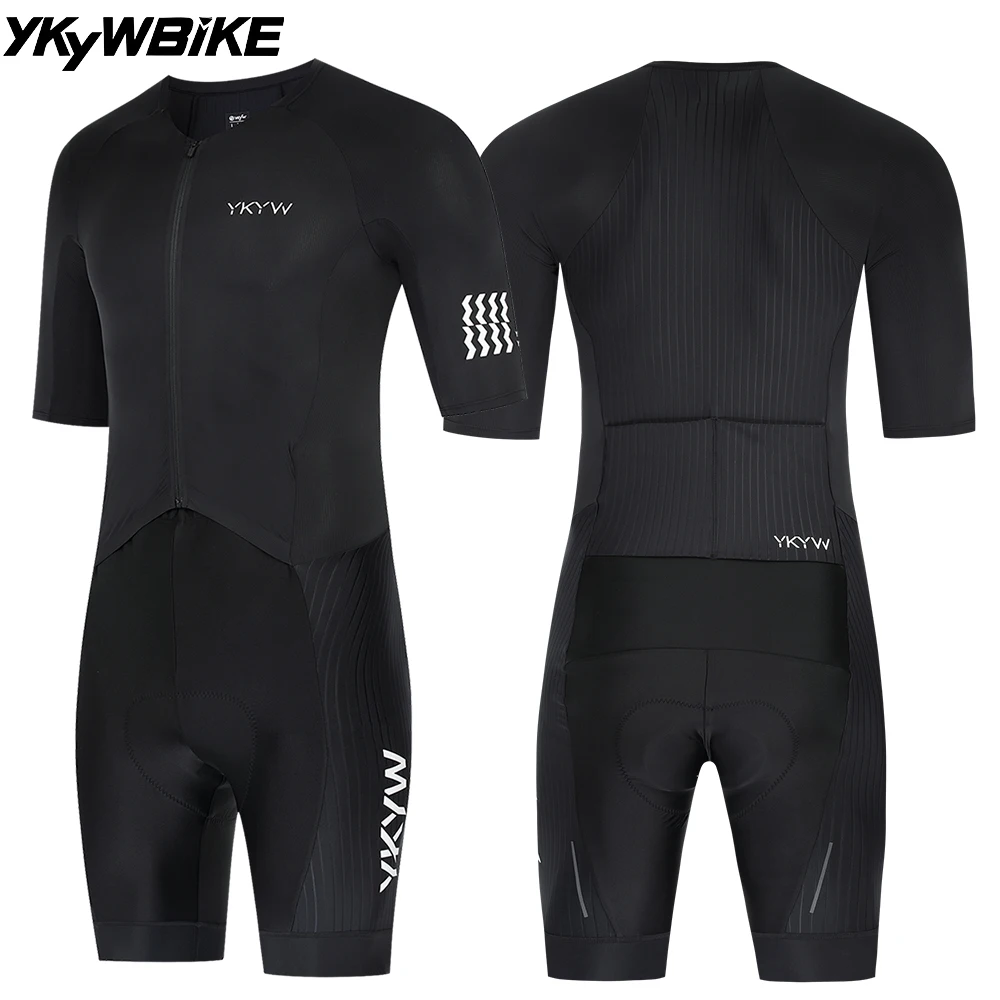 AliExpress YKYWBIKE Men's Aero Cycling Skinsuit Short Sleeve Triathlon Suit Road Bike Race Speedsuit Breathable Quick Dry Ropa Ciclismo MTB