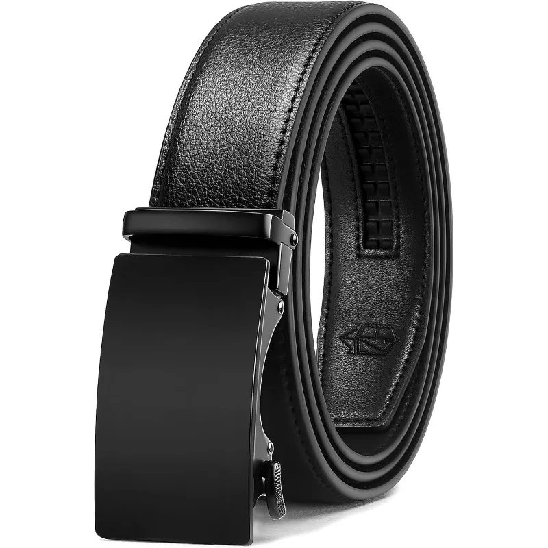 

Мужской автоматический пояс с храповым механизмом Zológicoli | Кожаный деловой ремень с микрорегулировкой для джинсов и официальной одежды