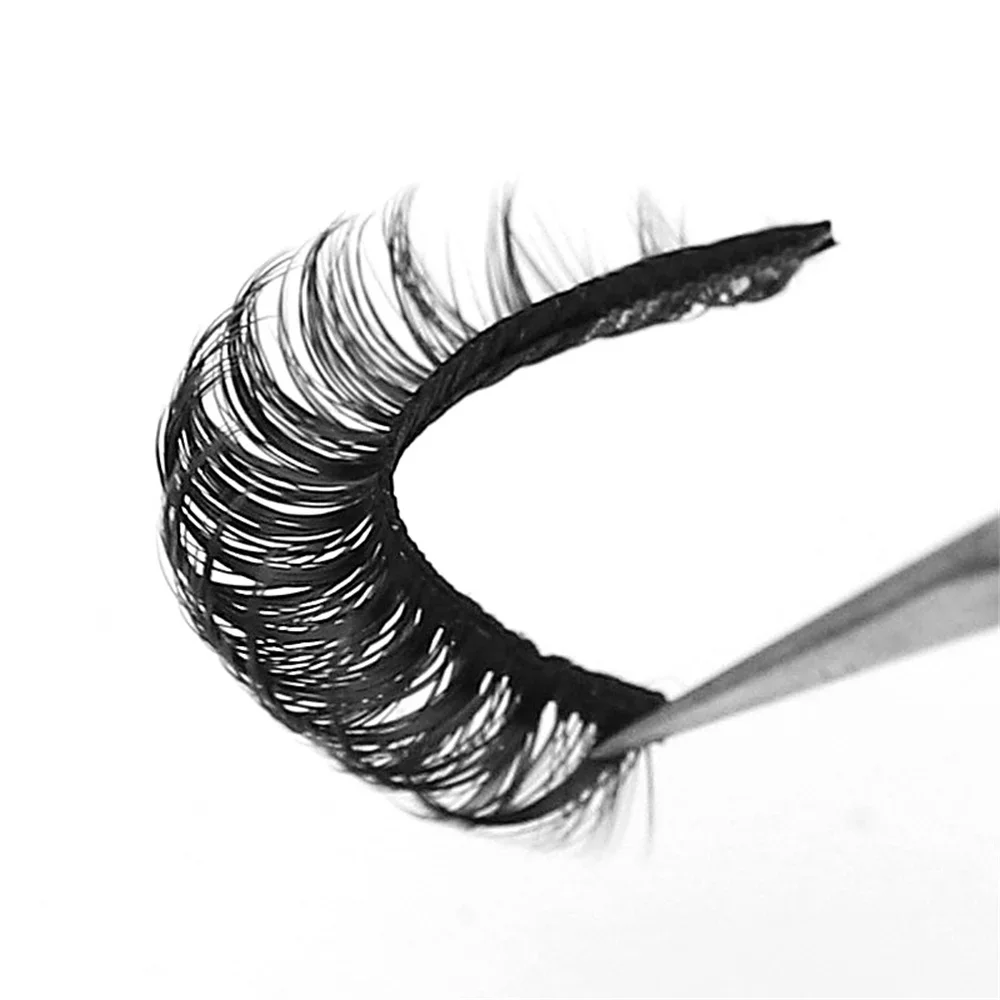 10 par rzęs D Curl Russian Lashes 3D Mink Eyelashes Puszyste rosyjskie rzęsy wielokrotnego użytku