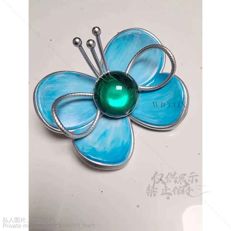 Game Lies Of P Cosplay Antonia Chest Accessory Roleplaying Brooch Butterfly 3d Printed Cos Props Anime Lies Of P Antonia Brooch