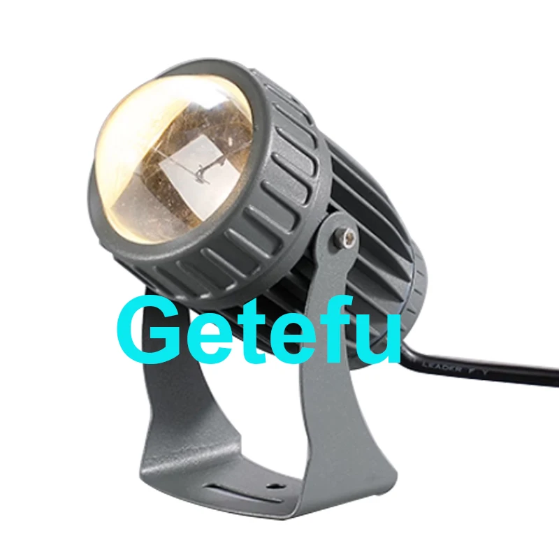 Outdoor LED RGB Floodlight 110V 220V 10W Waterproof Spotlight with Narrow Beam Angle Landscape Street Garden Square Floodlights
