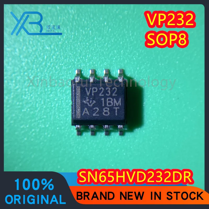 

(5/10pieces) SN65HVD232DR SN65HVD232 parts mark VP232 patch SOP8 CAN interface IC 100% brand new original electronics