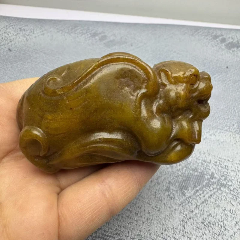 Wholesale , Antique Han Dynasty Imitations, Old Xiuyan Jade, High-Quality Pendants, Hand-Held Pieces, Pixiu, Li