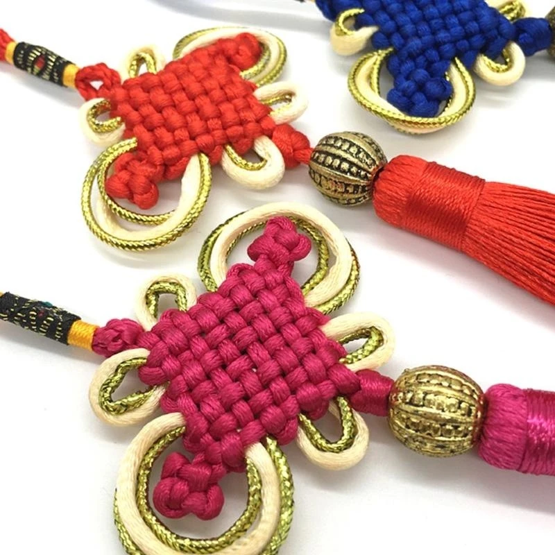 5asd Traditional Chinese Knot Pendant Add a Touch of Luck and Charm to Costume and Gifts Perfect for Cultural Enthusiasts