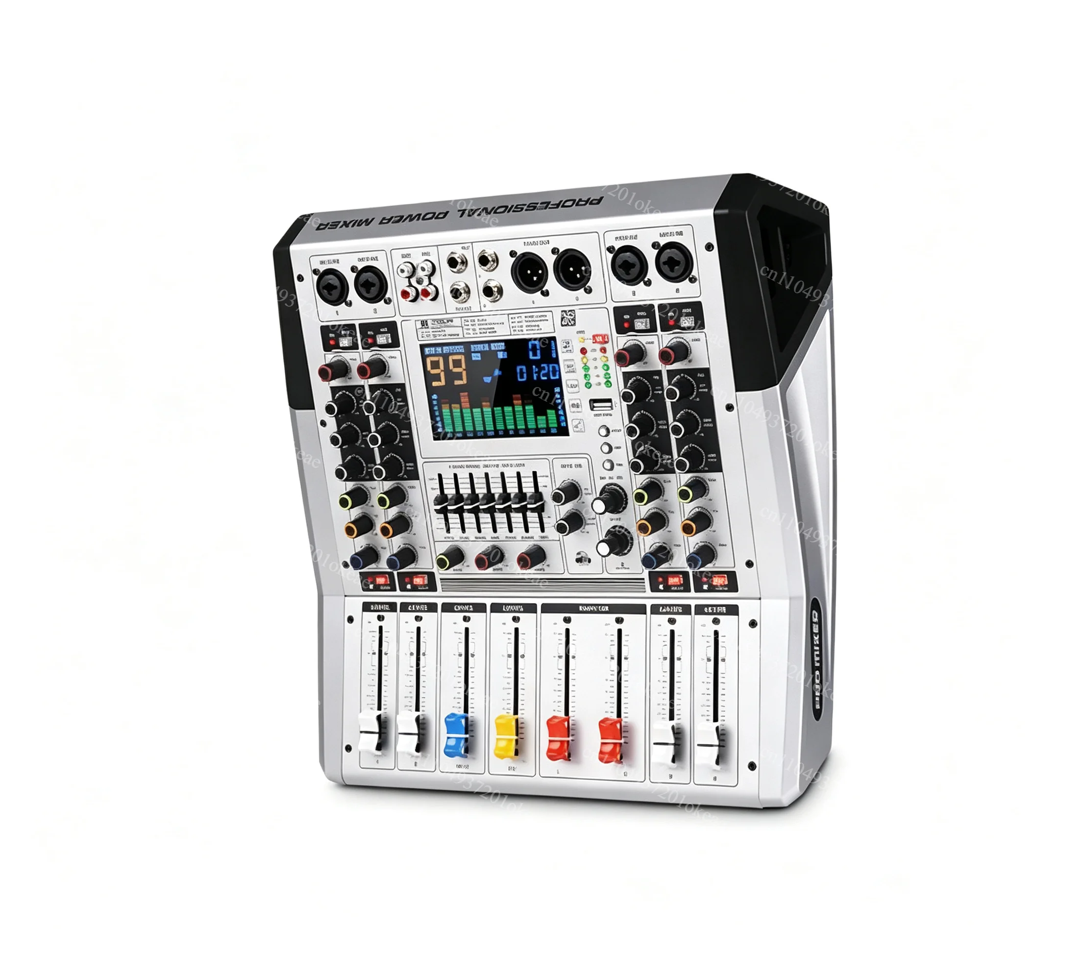 Home Stage Audio Mixer With Built-in Amplifier, Bluetooth USB Reverberation Audio Set