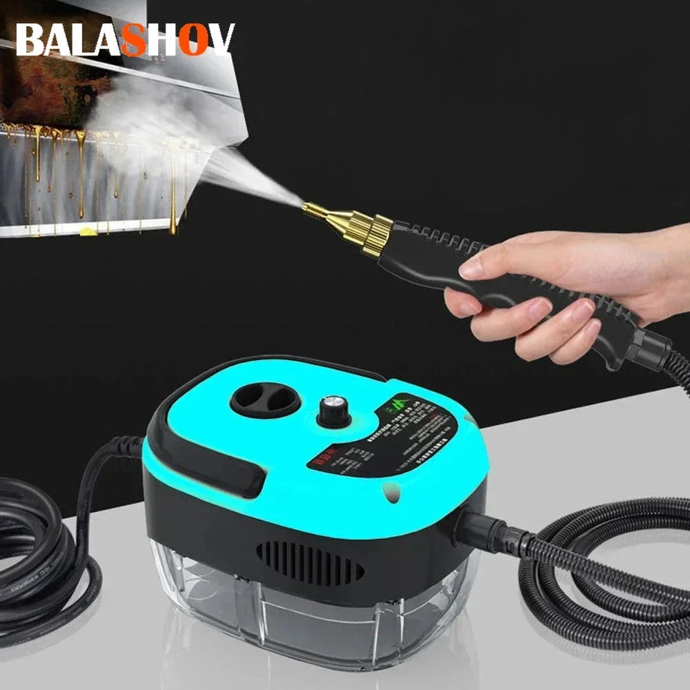 

2500W Portable Steam Cleaner High Temperature Sterilization Pressure Jet Washer Machine for Home Car Kitchen Air Conditioner