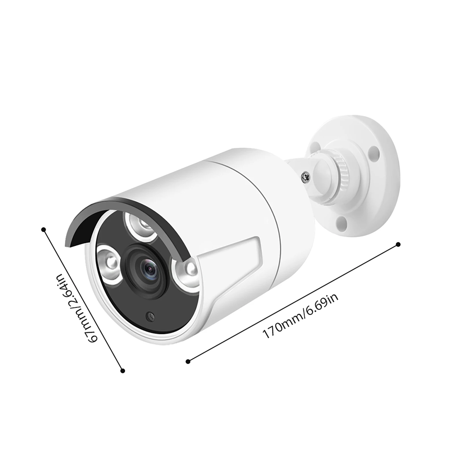 نظام كاميرا المراقبة 080P 2.0MP: تنبيه الحركة الذكي، نظام NTSC