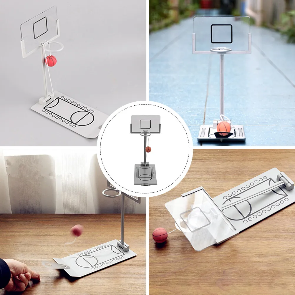 

Настольная мини-баскетбольная машина (1 шт.), компактная складная игра для стрельбы, антистресс, идеальный подарок для офиса