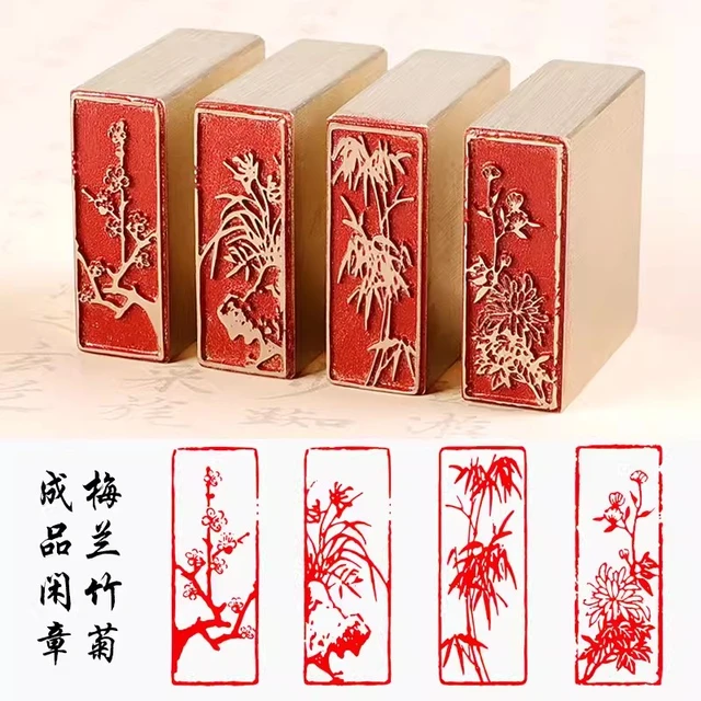 Chinese calligraphy, popular art, stamp/embossing piece collection rare.