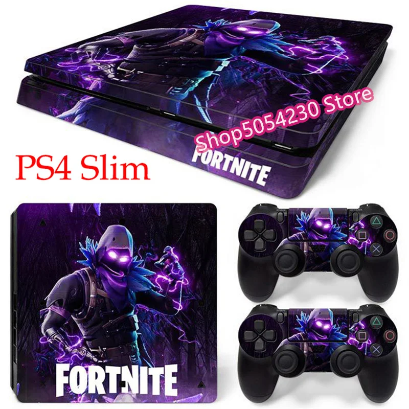 ملصقات وحدة التحكم FORTNITE الأنيقة لسوني PS4 PS5 Battle Royale شارات جلدية لكامل الجسم لوحدة تحكم بلاي ستيشن 4 #4