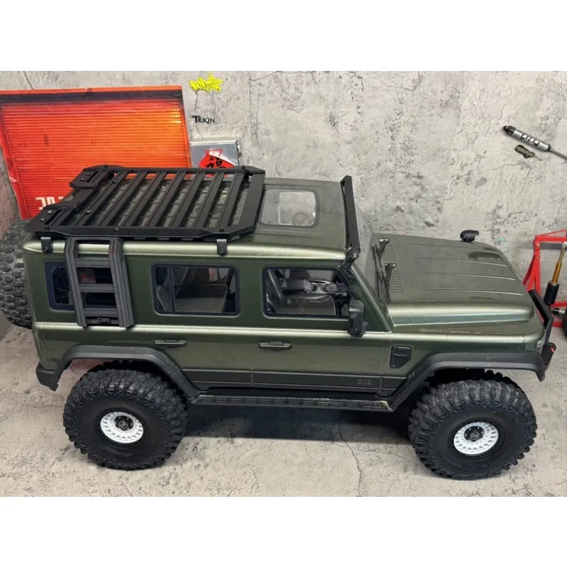 CNC Alu Roof Rack for212  YK4084 1/8 RC Crawler Upgrade Accessories Top Factory Hole Mount Side Drill Required for Installation