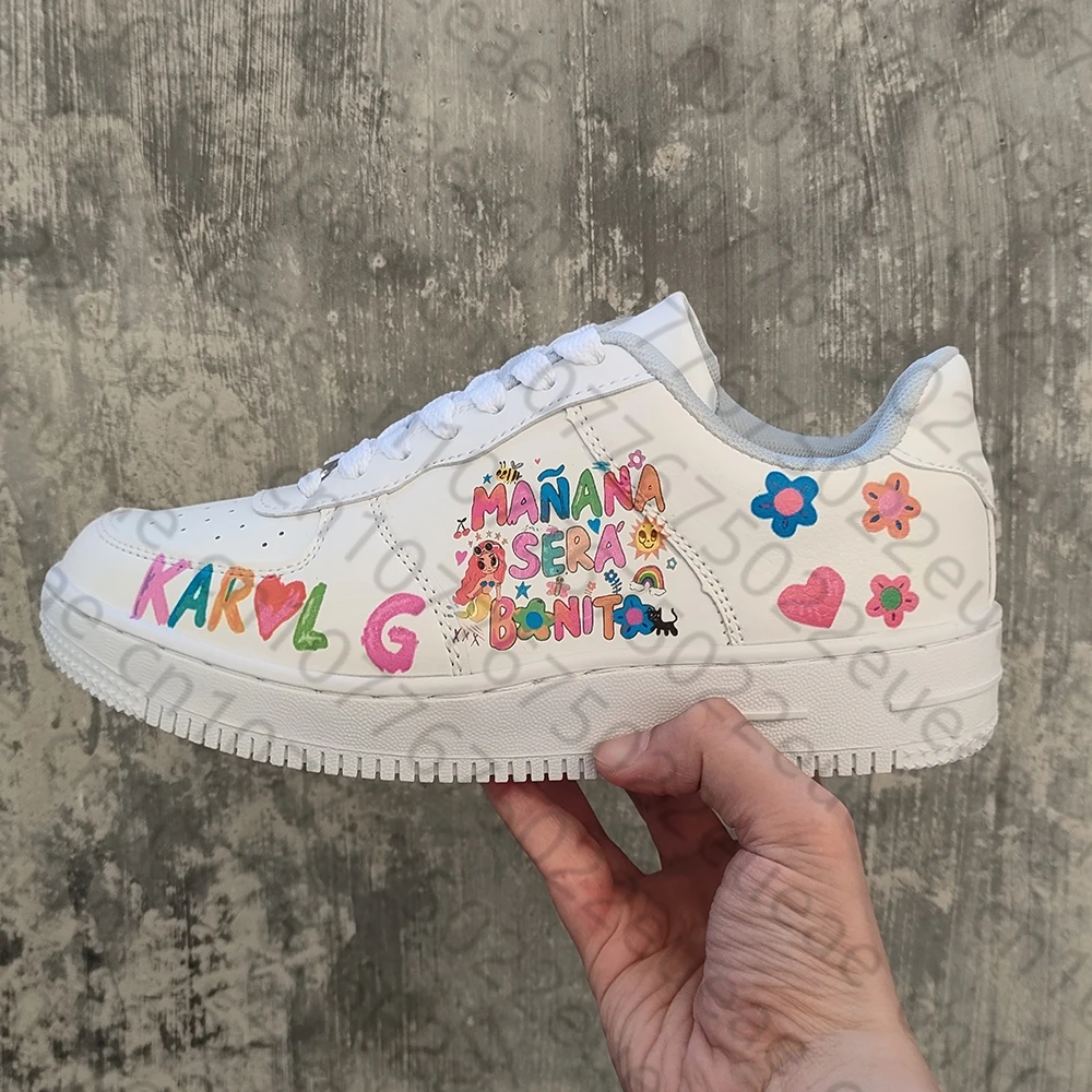 MaNana Sera Bonito Men Women casual Shoes Male Platform Karol G Sneakers Girls Casual kateboarding Shoes flats 3D graffiti