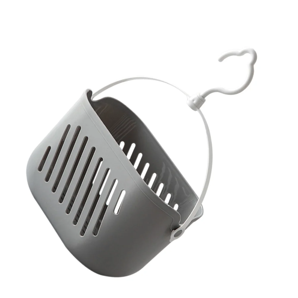 

Wall Hanging Basket Organizer Kitchen Storage over Toilet Shower Portable Shelf