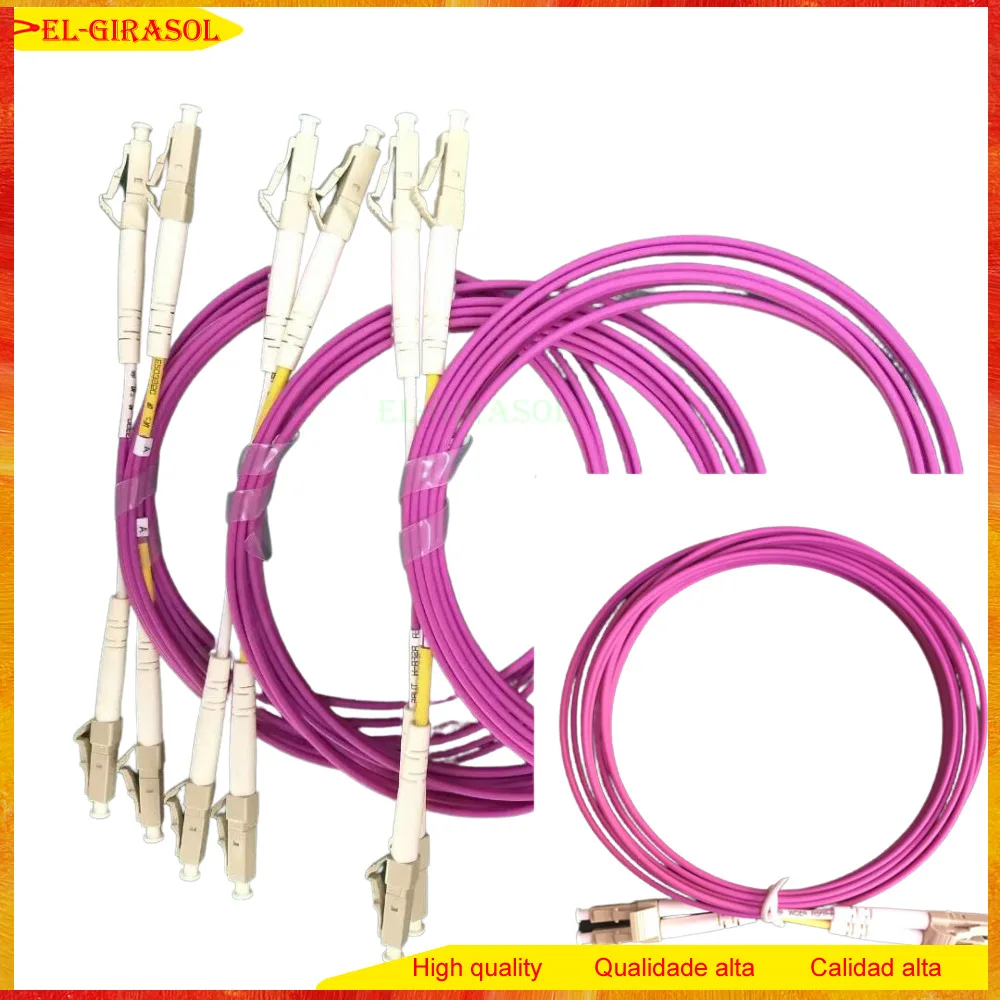 

High Quality OM4 Fiber Optic Patch Cord FTTH Multimode Duplex 40Gbps 100G LC-LC 1m 2m 3m 5m 10m 15m 50/125 2.00mm 2 core