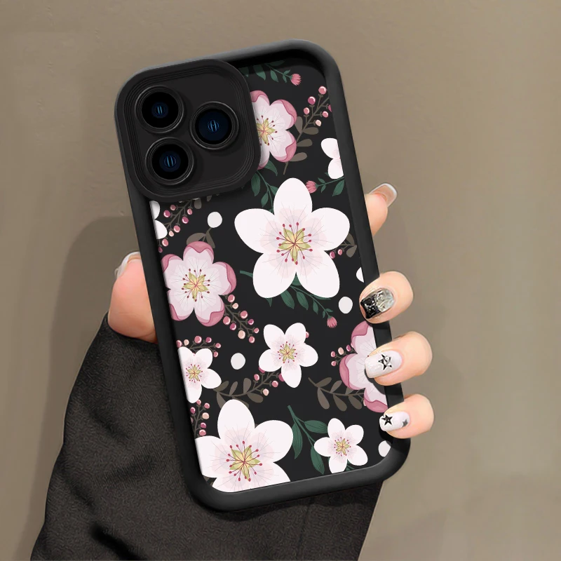 Poco M7 زهرة اللوحة جراب هاتف ل Xiaomi Poco C50 C40 C31 M6 زائد M5S M4 M3 برو M2 C65 C61 C55 C51 ماتي غطاء مقاوم للصدمات #4