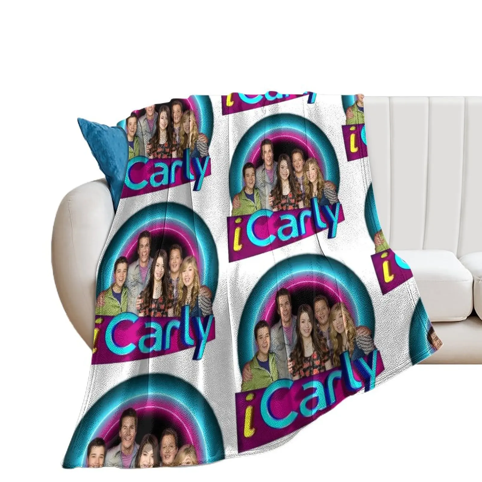 iCarly and Friends Throw Blanket Softest Bed Fashionable Soft Plush Plaid Sofas Blankets