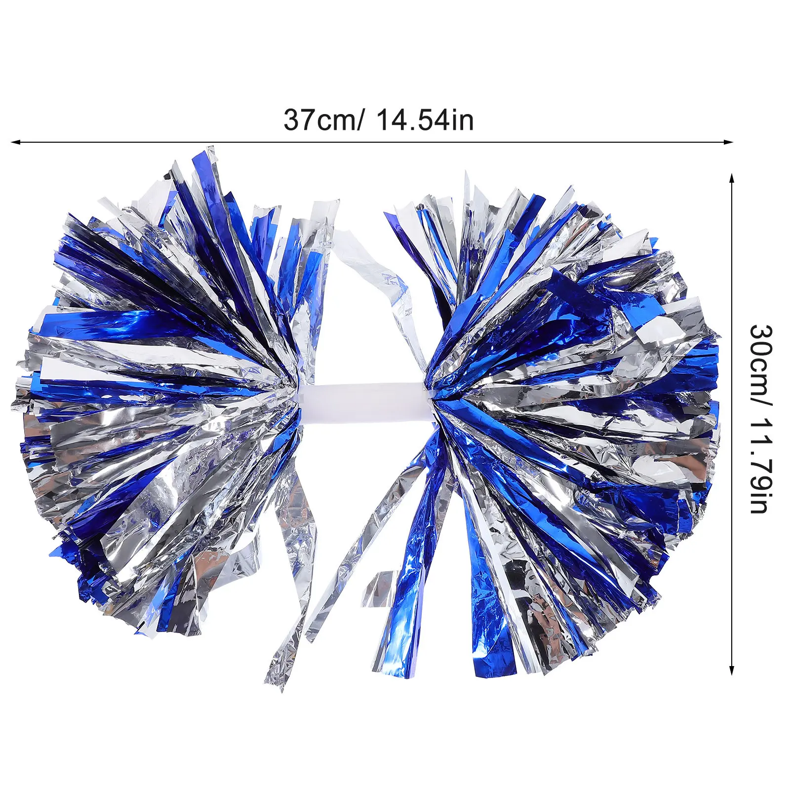 6Pcs Cheer Pom Poms Bright Reusable Portable Cheerleading Props Performance Sports Meeting Decorative Cheer Props