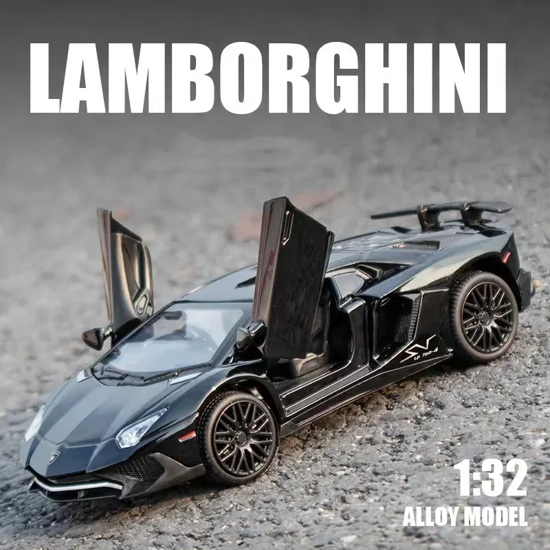 1:32 Lamborghinis SV LP750-4 Alloy Sports Car Model Diecast & Toy Metal Vehicle Simulation Car Model Collection Children's Gifts