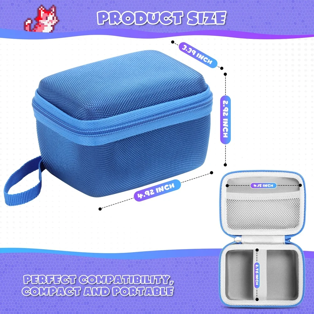 1pc Storage Bag For BITZEE Digital Pet Game Console Portable Shockproof Zipper Protective Case Electronic Toy Bag