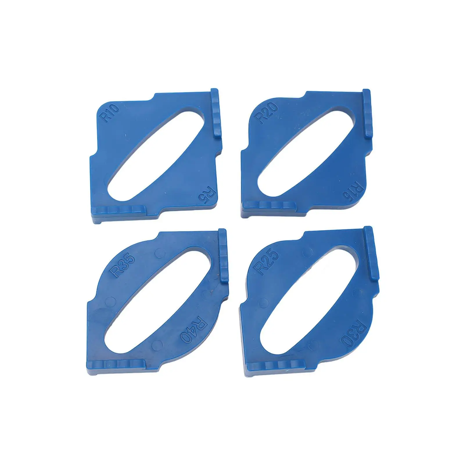 Шаблон фрезерного станка с закругленным угловым радиусом R5 R10 R15 R20 R25 R30 R35 R40 Деревообрабатывающий инструмент для точной кромки фрезерования