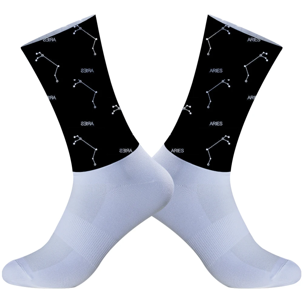 Chaussettes de compression coordonnantes pour vélo, accessoire de sport professionnel, nouvelle collection été 2024