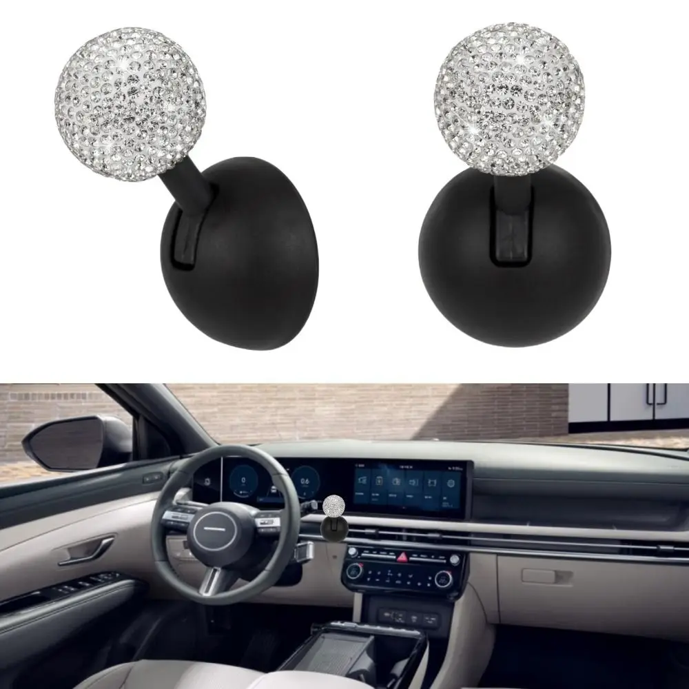 Divertente Joystick Car Starter Multicolor Full Diamonds pulsante di avvio Cover Startup Circle Car Push to Start Button Cover Rocker