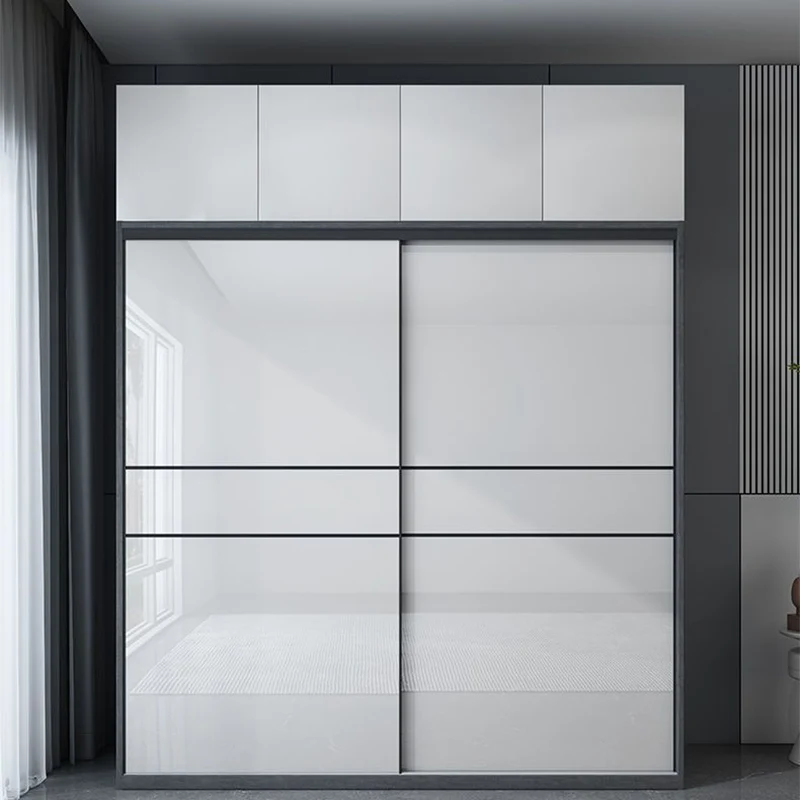 Railings Modern Wardrobes Closet Nordic Large Space Saving Display Wardrobes Closet White Drawers Armario De Ropa Furniture Home