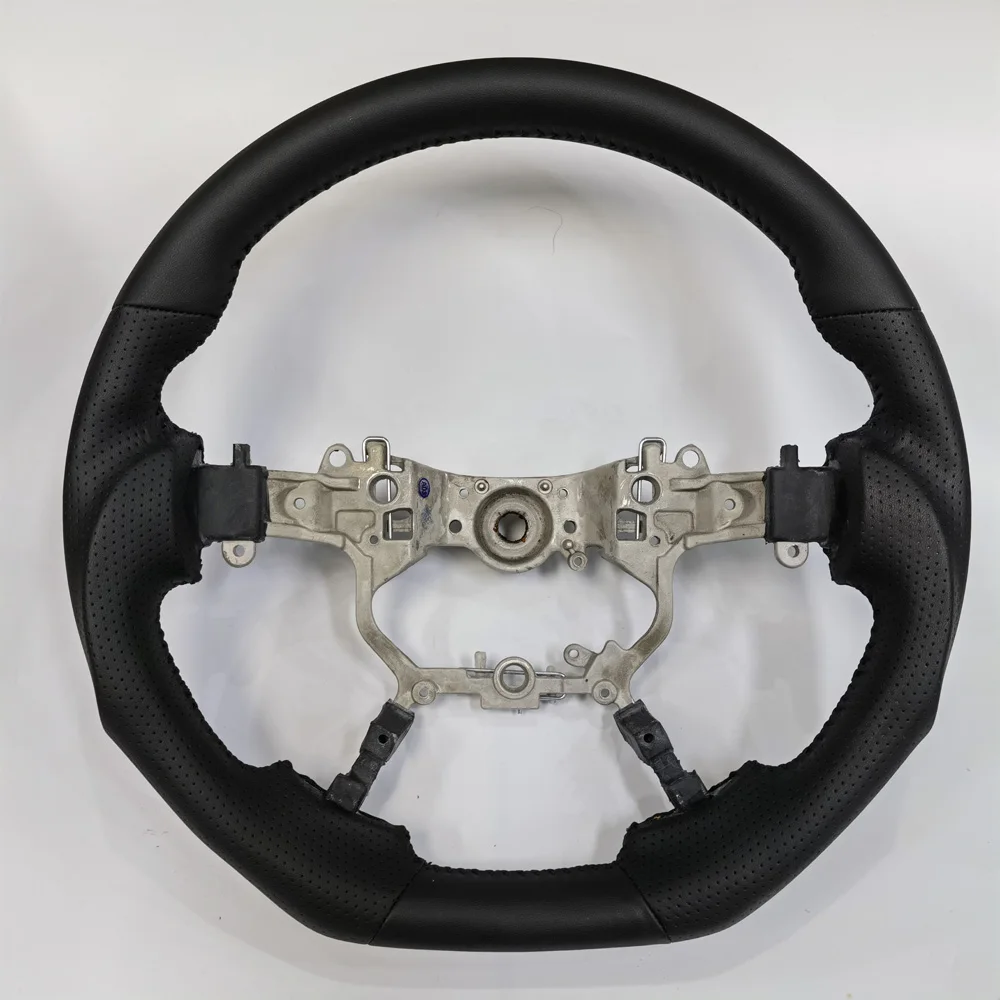 Upgrade LC120 Full leather steering wheel Style  Steering wheel For Toyota LAND CRUISER PRADO FJ120  Steering wheel 2003 2009