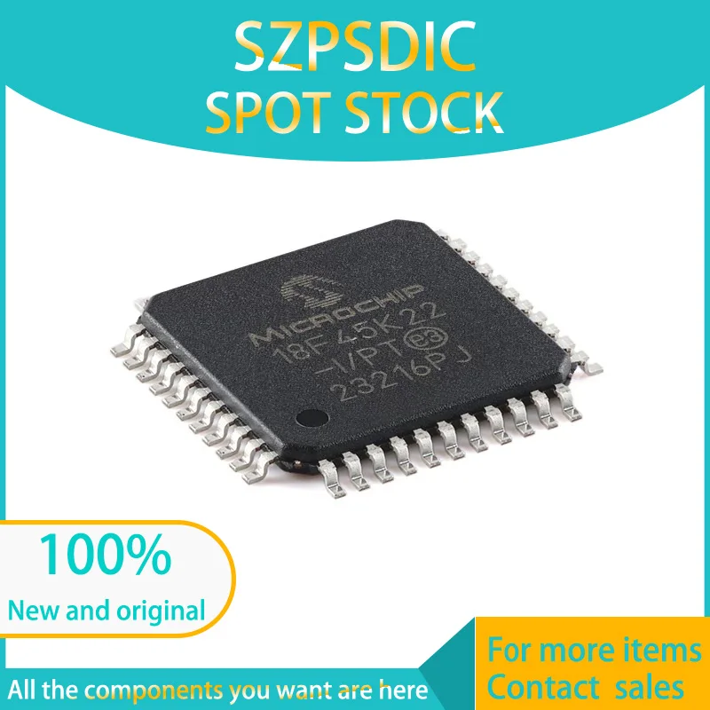 PIC18F45K22-I/PT TQ…