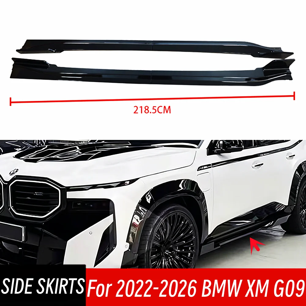 

Car Side Skirt 4 Pcs Winglet Splitters Lip Side Spoiler For 2022-2026 BMW XM G09 50e V8 Side Steps Car Exterior Accessories Part