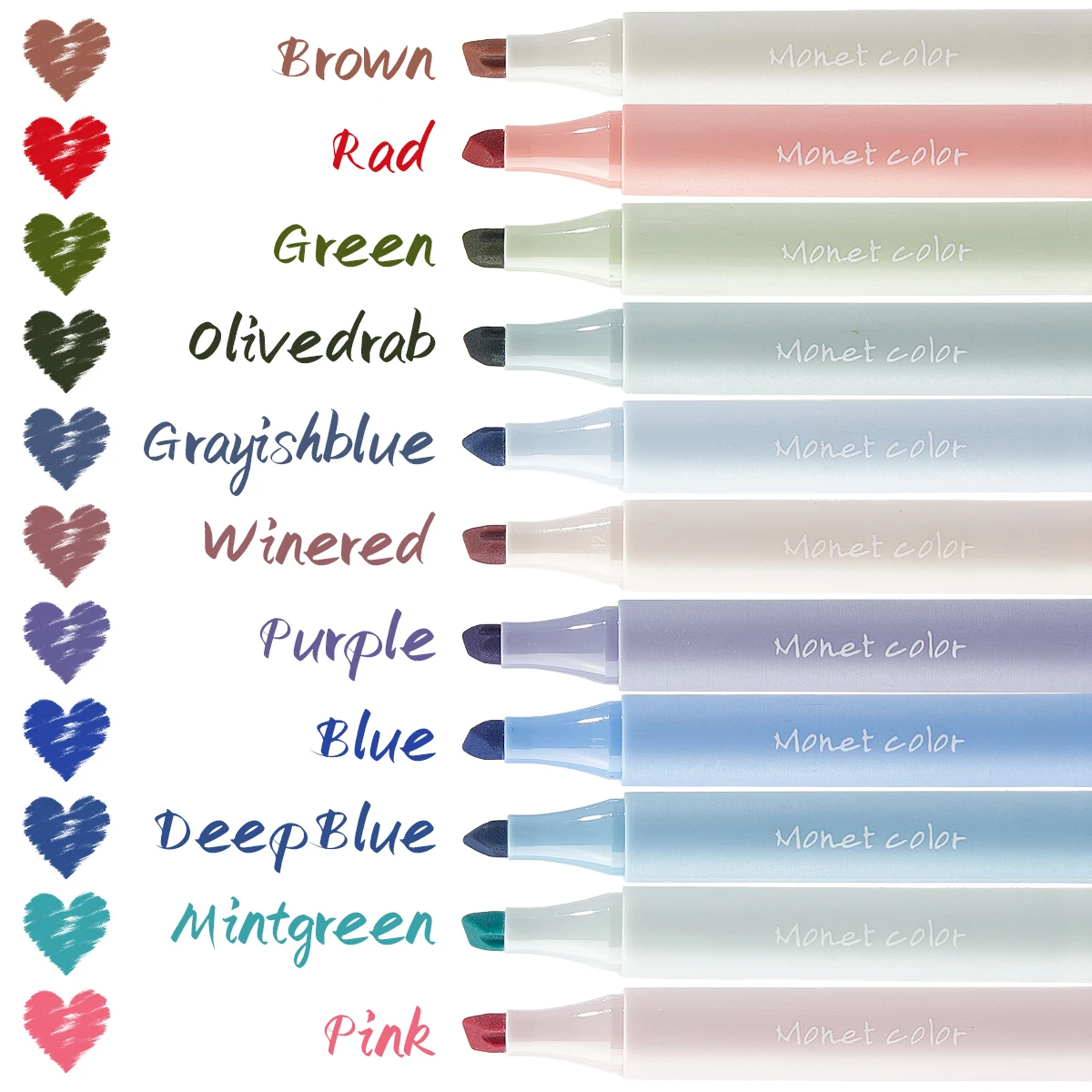 4-Piece Fine Writing Tool, Hig - Highlighter Set Pastel 评论和价格